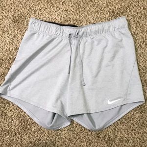 Gray Nike Drawstring Shorts